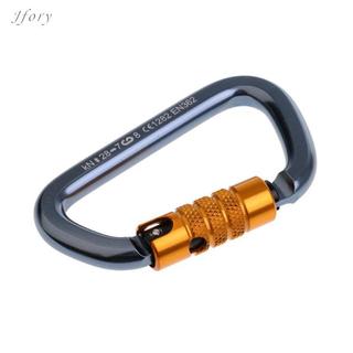 Karabiner hình D tự động khóa, phù hợp cho leo núi