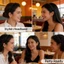 1 Băng đô phong cách tòa án màu đen cho Volume High Bun