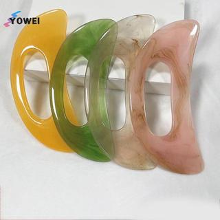 YOWEI 1 Bảng Guasha Đá Tự Nhiên Nhựa Tổng Hợp Scrpy aping Board Dụng Cụ Massage VN