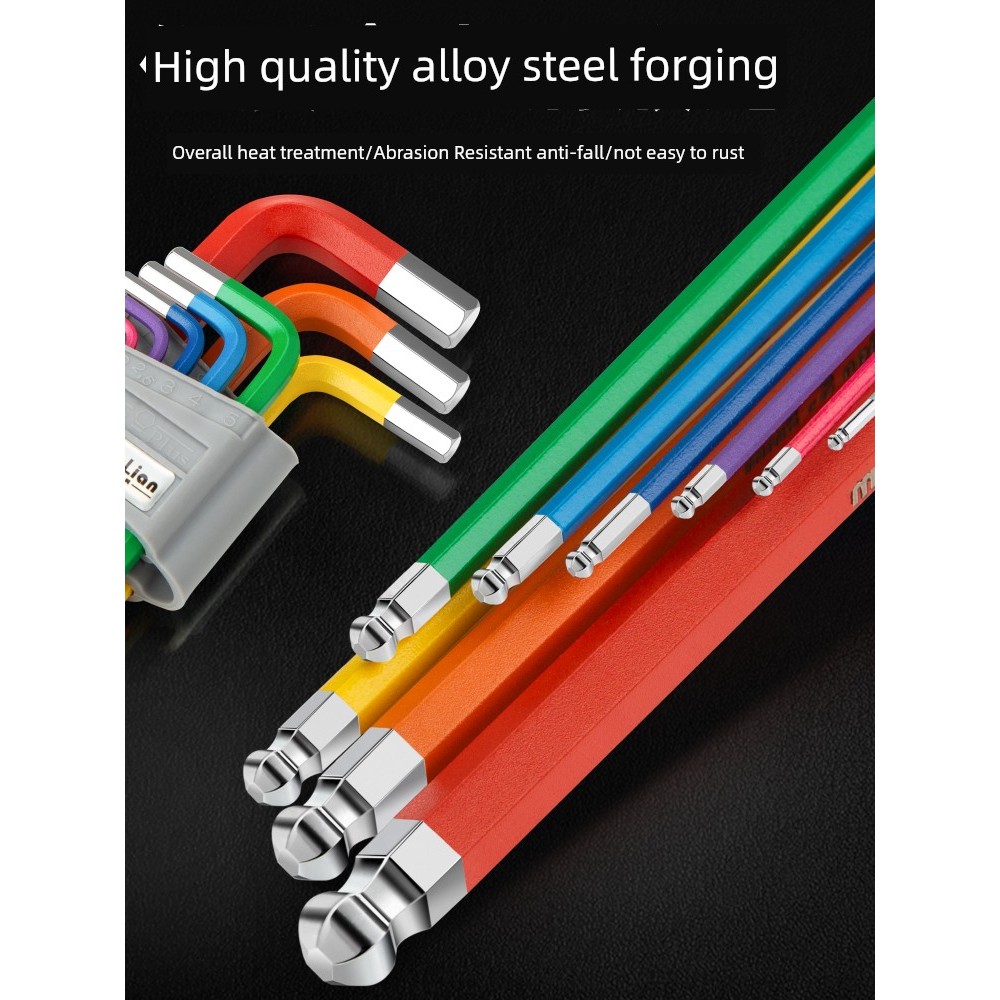 Cờ lê Allen đa chức năng Torx mở rộng màu sắc