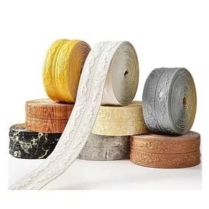 Eo Eo Tự Dính Ván Chân Đế Tự Dính Ván Chân Đế Nhôm Khung Dòng Tatami Edge Dải Dải Xốp Giấy Dán Tường