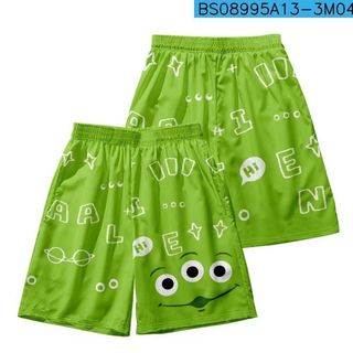 Quần short hoạt hình ba mắt ngoài hành tinh, cặp đôi, phù hợp mặc hàng ngày
