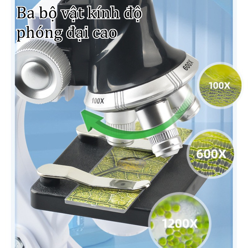 【SKISOPGO】Kính hiển vi cầm tay trẻ em độ phóng đại 100-1200 lần,đồ chơi thông minh,quà tặng cho bé