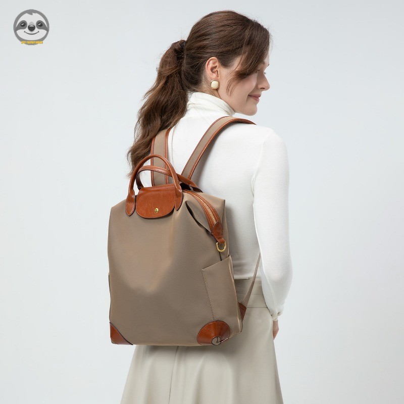 Loại bìa có ba lô bỏ túi bên / Ba lô chống nước chống mài mòn / Ba lô máy tính 47cm / Ba lô Nylon dung tích lớn nhẹ