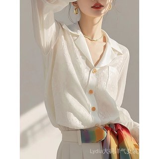 Seckill Giảm giá 10%, Áo sơ mi nữ mùa xuân, chất liệu tốt, size lớn