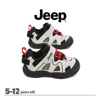 JEEP Mùa Hè Trẻ Sơ Sinh Tập Đi Sandal Baotou Rỗng Chống Trơn Trượt Ngoài Trời Giày Đi Biển