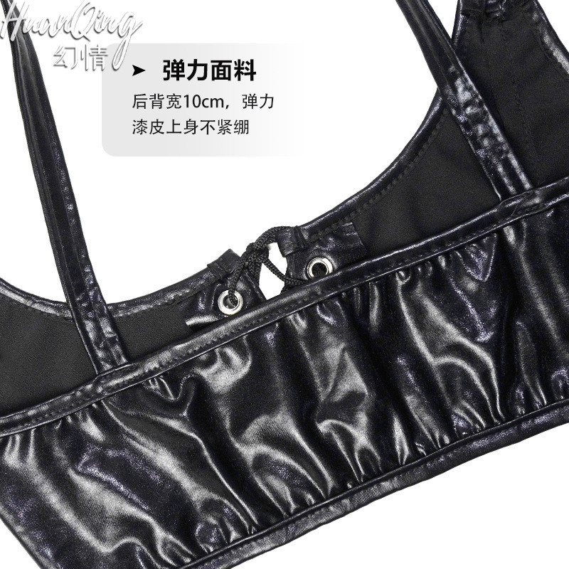 Vest Gợi Cảm Cho Cô Gái Phong Cách Punk với Dây Đeo Mảnh và Thiết Kế Corset - 8E3K
