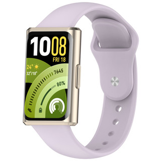 Dành Cho Huawei Band 11 Dây Đeo Silicon Thể Thao Tương Thích Cho Huawei Band 11 Pro Kim Loại Adapter Dây Đồng Hồ