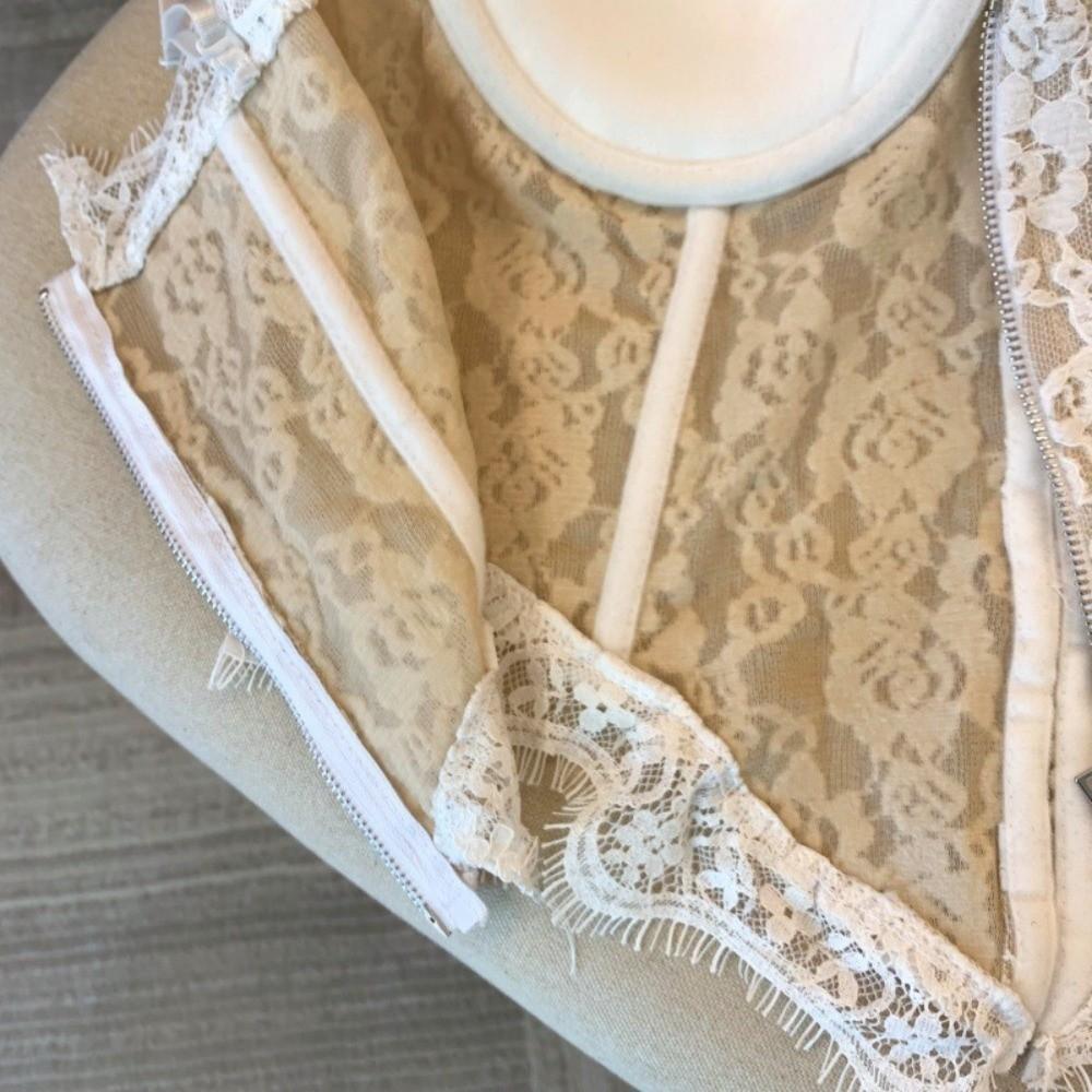 Corset Ren DonovanQQ Hai Dây Xương Cá Trong Suốt, Thiết Kế Slim Fit Phù Hợp Du Lịch