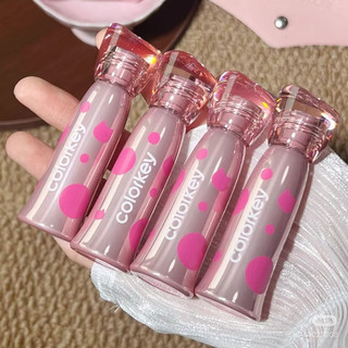 Son môi mờ COLORKEY Độ bão hòa thấp, không dễ dính cốc.