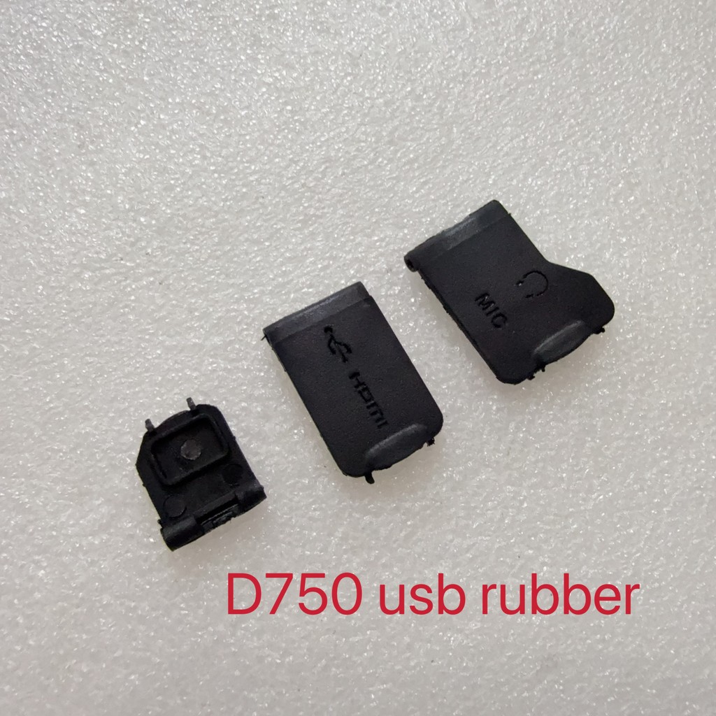MỚI Dành Cho Nikon D750 MIC / HDMI / USB Cao Su Nắp Dưới Cửa Sửa Chữa Máy Ảnh Một Phần