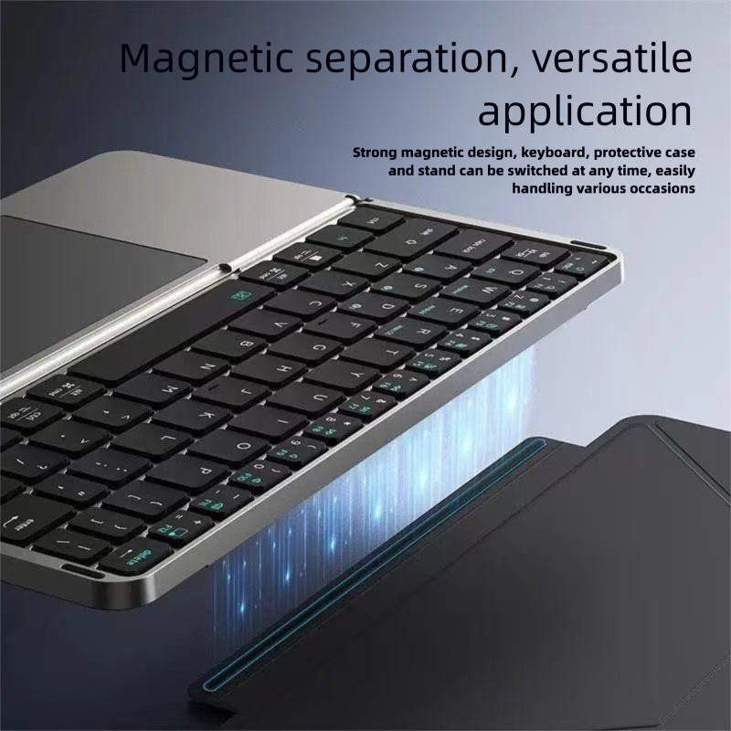 Bàn phím di động có thể gập lại Bluetooth không dây