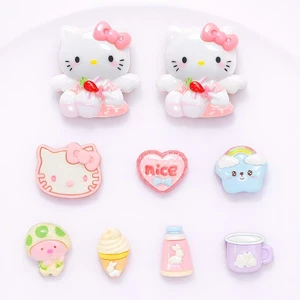 Set Charm Hello Kitty Thiên Thần Dâu Tây Cute – Trang Trí Dép Kẹo Ngọt Pastel Dễ Thương Phong Cách Baby Milk Candy