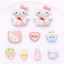 Set Charm Hello Kitty Thiên Thần Dâu Tây Cute – Trang Trí Dép Kẹo Ngọt Pastel Dễ Thương Phong Cách Baby Milk Candy