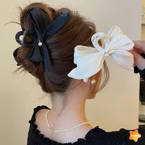 Kẹp Nơ Ngọc Trai Phong Cách Pháp - Hàn Quốc Thanhhao Cho Các Dịp Tiệc