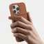 Dành Cho iPhone 17 Vỏ Điện Thoại Bao Da Hai Trong Một Từ Giá Đỡ Miếng Dán Thẻ Da Bảo Vệ