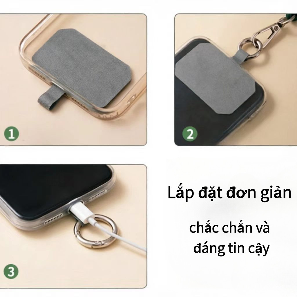 【48h】Dây đeo điện thoại đa năng điều chỉnh độ dài tùy ý, dùng hàng ngày hoặc biểu diễn, giữ điện thoại an toàn.