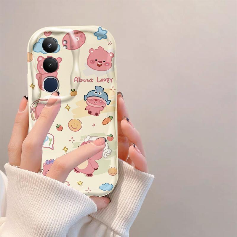Thích Hợp Cho VIVO Y19S Pro Y29 Điện Thoại Thông Minh 3D TPU Mềm Hoạt Hình Dễ Thương Loopy Vỏ Điện Thoại Chống Sốc