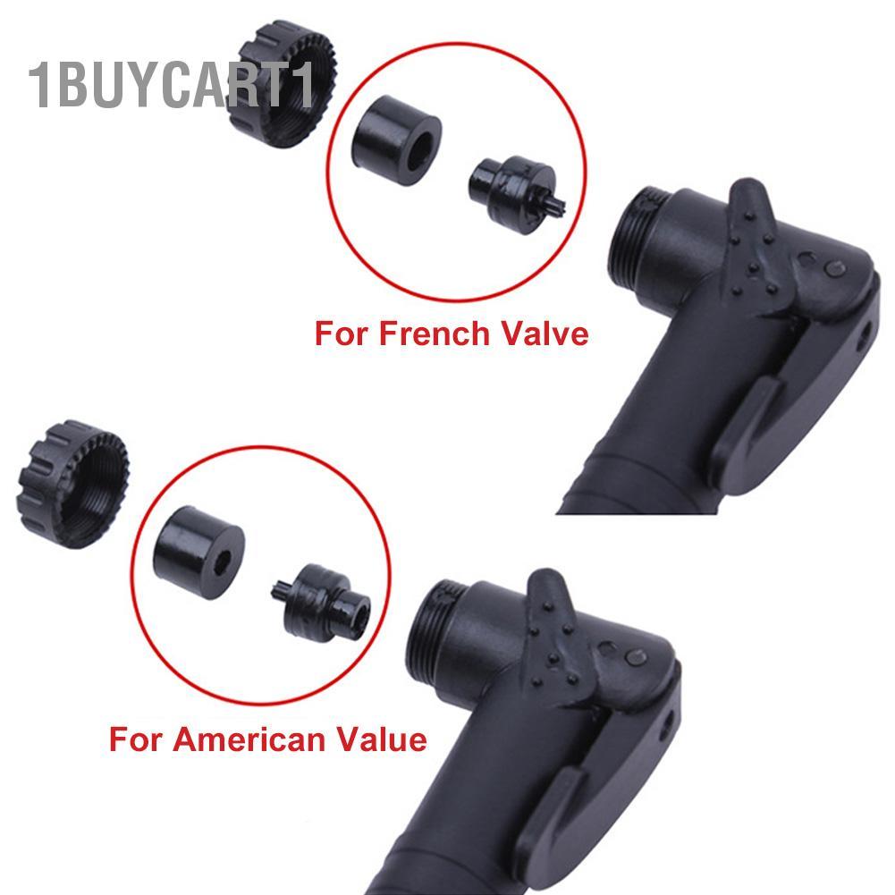 1buycart1 Máy Bơm Mini Di Động Tầng 120 PSI Cao Cấp Đi Xe Đạp Tay Bóng Bơm Hơi Lốp Xe Núi
