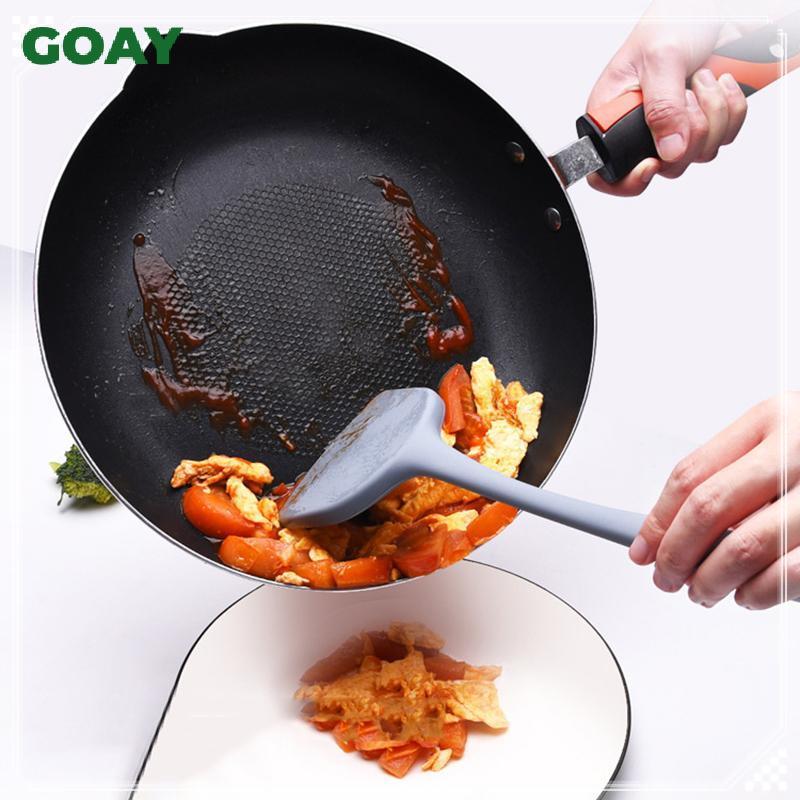 GOAY Non Sti Silicone thìa Turner cho nhà bếp Trứng chiên chịu nhiệt Pancake Dụng cụ nấu ăn VN