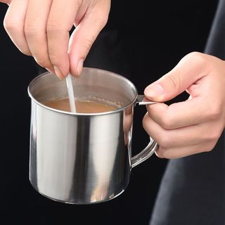 Cốc Inox ESSENCEH, Có Nắp Cốc Cà Phê Inox 304, Thiết Kế Tay Cầm 200-1600ML Cốc Nước Cắm Trại