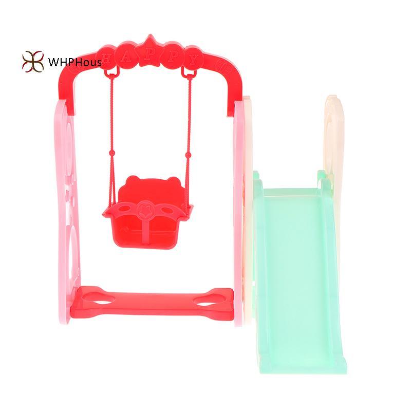 < WHPHous-t > 1 Bộ Nhà Búp Bê Trang Trí Cảnh Nhà Trượt Phù Hợp Với Mô Hình Trang Trí Công Viên Giải Trí Đẹp