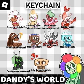 Ganci / Gantungan Kunci Akrilik ROBLOX DANDY'S WORLD - TOONS - SHELLY 1