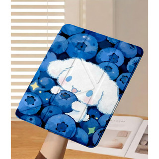 Cinnamoroll blueberry Ốp bảo vệ gập chữ Y cho iPad cho Air 4/5/6/7/8 M3 M5 iPad Gen 11 A16, Pro 11 M4  Chống sốc