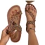 Giày Nữ Phong Cách Dân Tộc Bohemian Thời Trang Mùa Hè Giày Sandal Đi Biển Đính Hạt Flip-Flops 7SES