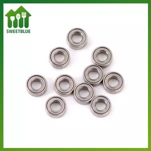 SWEET 10 chiếc Vòng bi Mini Vòng bi thép Vòng bi lăn MR63ZZ 3 * 6 * 2.5mm n