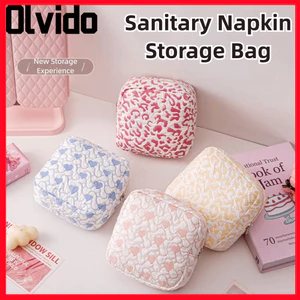 Ví đựng tiền xu Mini OLVIDO, Túi đựng khăn ăn vệ sinh vuông đa chức năng, Túi đựng son môi dung tích lớn di động