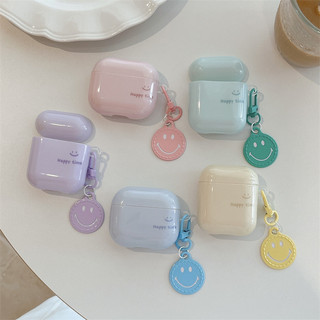 Khuôn mặt cười đơn giản cho Airpods4 AirPods 1 / 2 3 Pro Pro2 pro3 Bộ tai nghe Bluetooth không dây Vỏ bảo vệ tai nghe AirPods Pro i3 i4 pro3