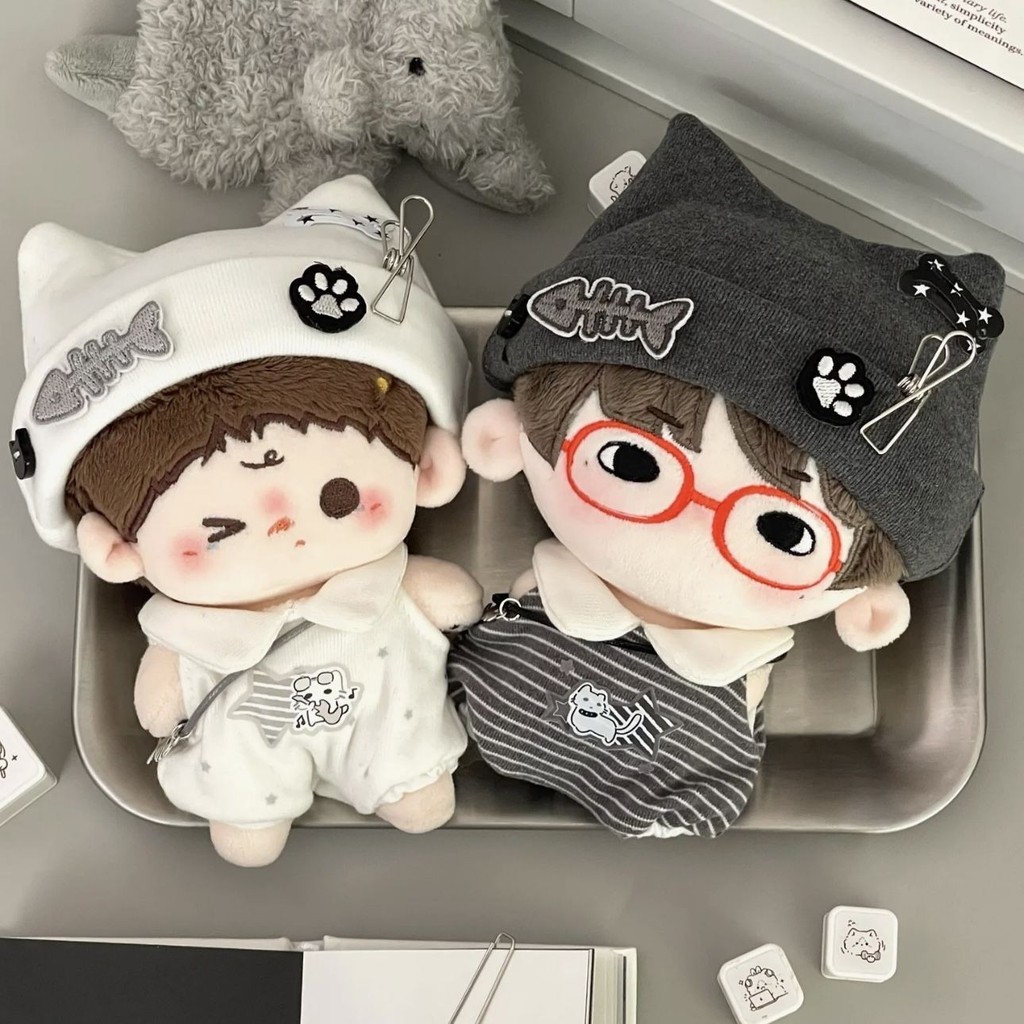 10cm Phong Cách Punk Không Thuộc Tính Búp Bê Cotton Quần Áo Bé Búp Bê Trang Phục Thay Thế Quần Áo Bé Quần Áo Cho Bé