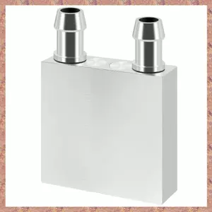 Khối làm mát nước bằng nhôm Bộ làm mát 40X40X12mm cho bộ tản nhiệt CPU máy tính (R F C V)