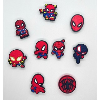 Set Charm Spider Man - Charm người nhện Cute – Người Nhện Chibi Gắn Dép, Sục SIÊU HOT HIT- Charm siêu nhân nhện