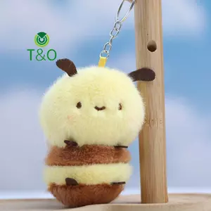 Mặt dây chuyền búp bê ong Móc chìa khóa Bapa thời trang Mặt dây chuyền búp bê sang trọng Mặt dây chuyền quà tặng cô gái sang trọng Nội thất ô tô Móc khóa côn trùng dễ thương [mới]