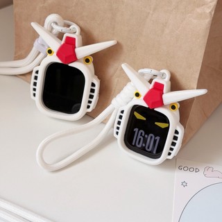 Ốp điện thoại mềm bảo vệ silicon Anime Gundam Thích hợp cho iwatch S11 10 9 8 7 ULTRA 6 5 4 SE 3 2 1 Size 38mm 40mm41mm42mm44mm45mm46mm49mm