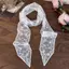 Thêu Ruy Băng & Thắt Lưng - Khăn Ren Phù Hợp Mùa Hè, Khăn Buộc Tóc Snood Mới