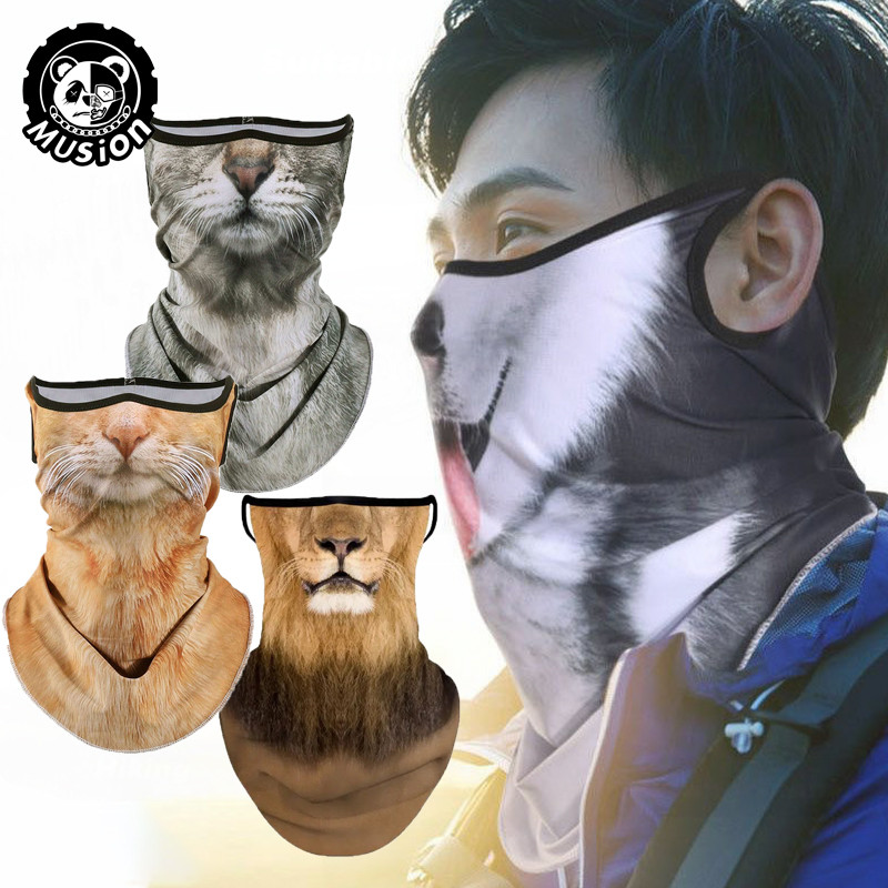 Musion Balaclava 3D cho xe máy - Co giãn, half mask, bandana ma thuật