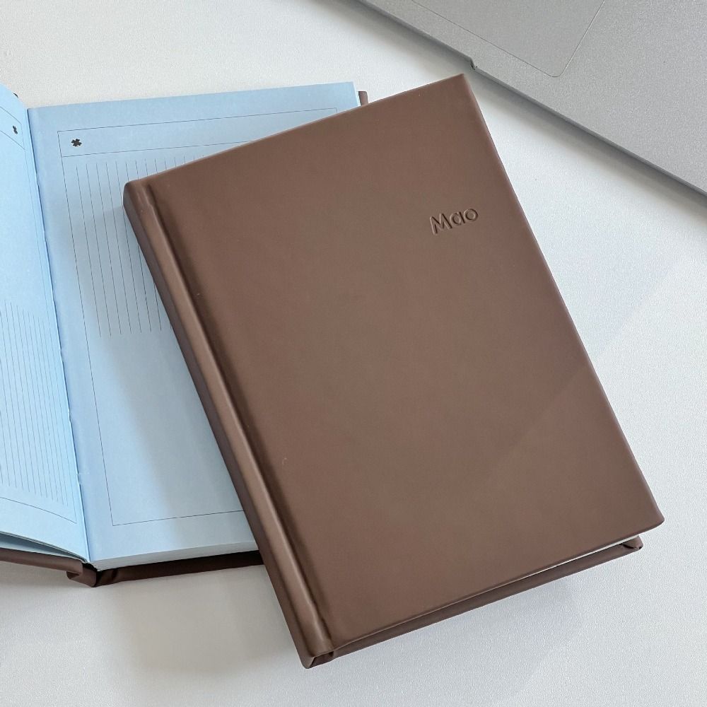 Sổ tay GETVOW, Bìa sô cô la DIY Sổ lưu niệm Lịch trình Sách lập kế hoạch, Vỏ cứng di động A6 Notepad Sử dụng hàng ngày
