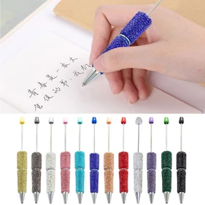 OXXGGKAO 4 Bút Bi Đính Hạt 1 0mm Bút Hạt Mịn Viết Bút Kim Cương Giả Chữ Ký Bút Hạt Rollerball Bút