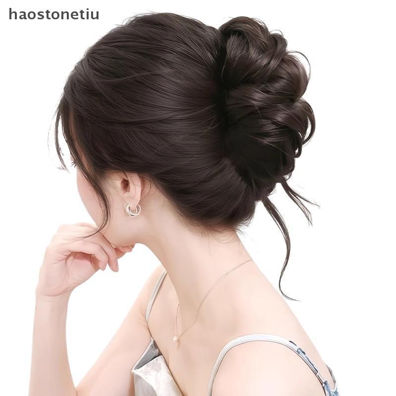 Bộ Tổng Hợp Phụ Kiện Tóc: Scrunchie & Kẹp Tóc Đa Chức Năng Phong Cách Hoa Bud Bun