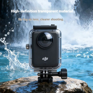 Lặn Dành Cho DJI Osmo 360 Chống Nước Bảo Vệ Toàn Cảnh Camera Dưới Nước Lặn Vỏ 45M Biển Sâu Chụp Ảnh