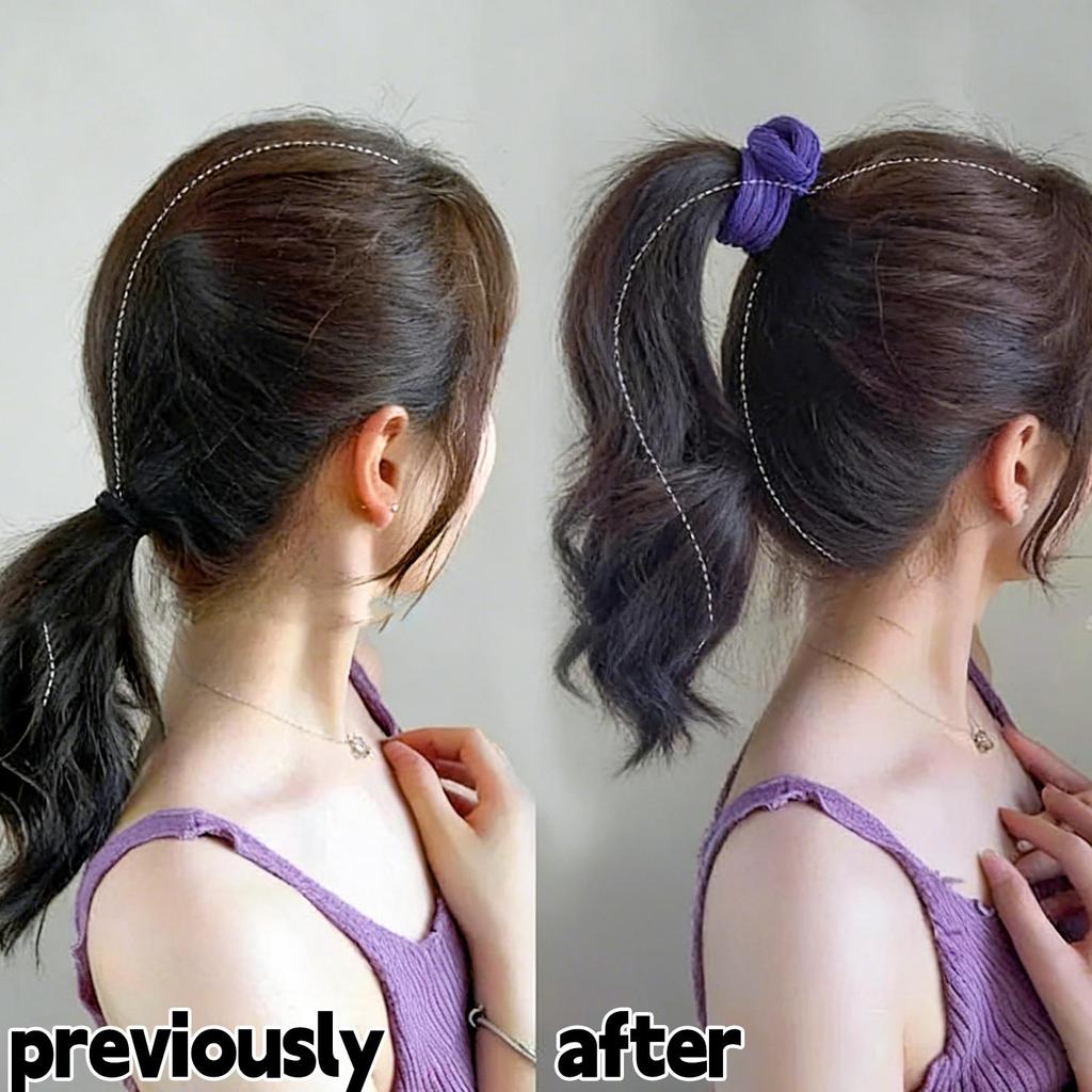 Dây buộc tóc vải nhiều màu sắc, mềm mại dành cho hàng ngày, phù hợp mọi kiểu tóc