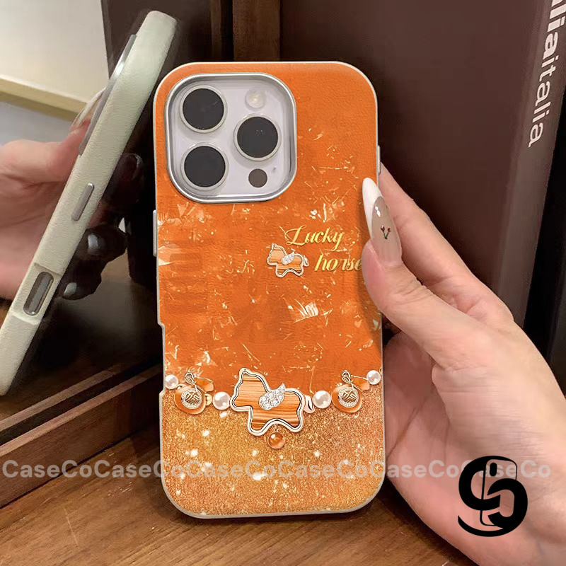 Áp dụng cho IPhone 16 17 13 12 11 14 15 Pro Max X XS Max XR 16 15 14 Plus Ốp điện thoại may mắn và tốt lành