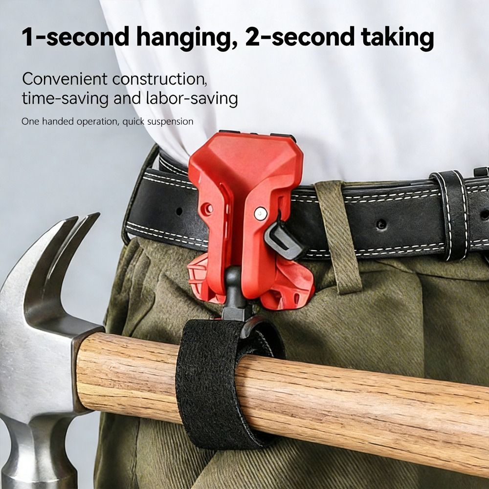 TOPTOOLCX Giá đỡ máy khoan Kẹp đai, Phát hành nhanh Công cụ điện có độ cứng cao Treo thắt lưng, Thiết thực Tự khóa móc nhanh Dụng cụ giữ đai dụng cụ Phụ kiện