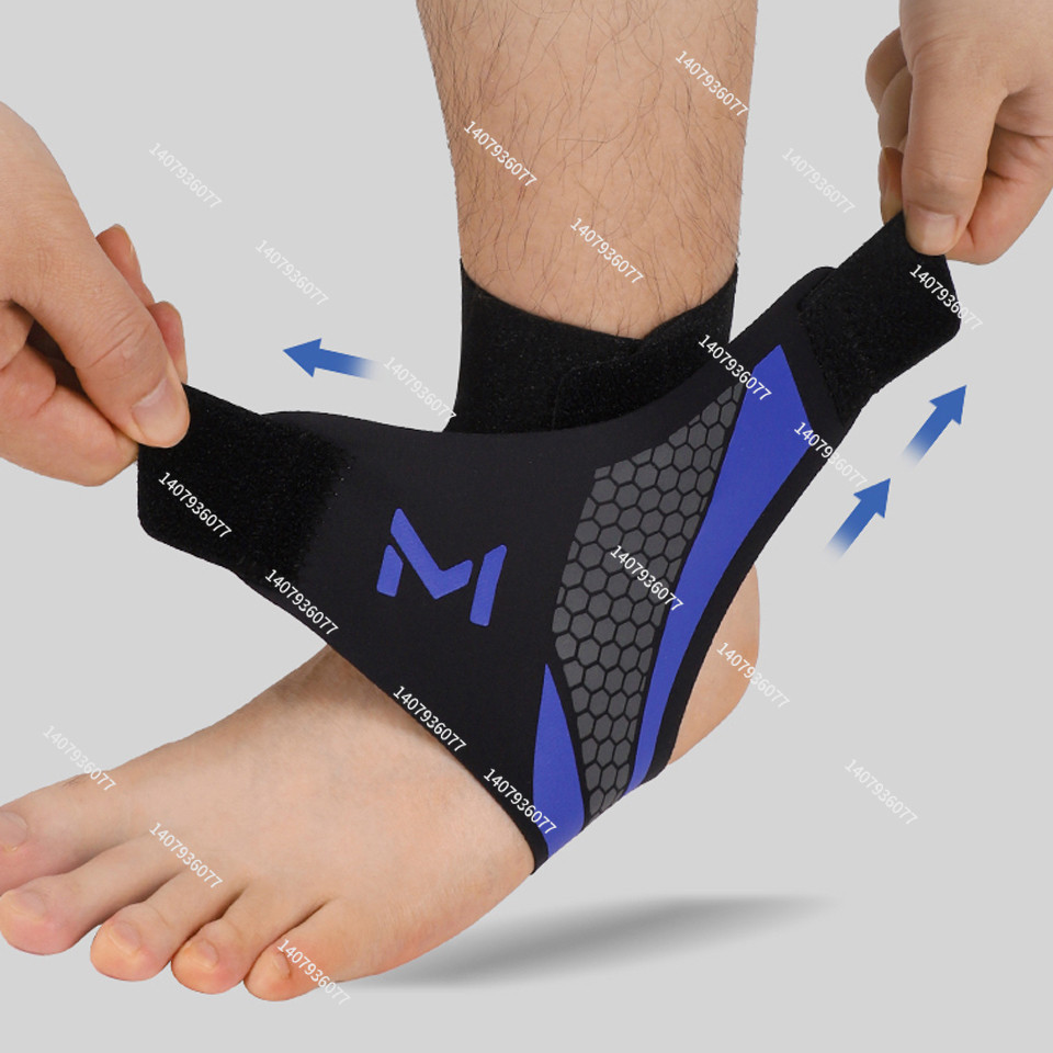 1 cái băng quấn mắt cá chân hỗ trợ đàn hồi dành cho nam và nữ, tăng cường sức mạnh bàn chân, bao gồm băng quấn cổ tay