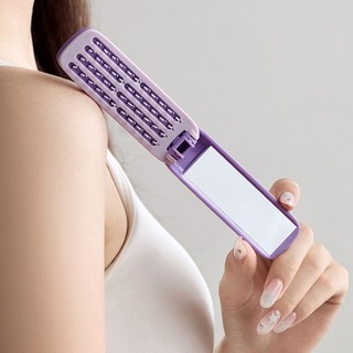 Jay Có Thể Gập Lại Lược Tóc Có Gương Lông Nylon Lược Chải Tóc Lý Tưởng Cho Massage Da Đầu Nhẹ Nhàng Và Dễ Dàng Bảo Quản Trong Túi