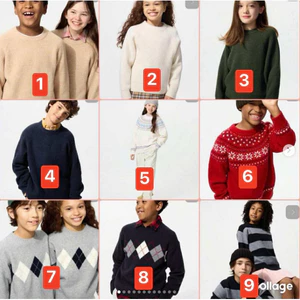 ÁO LEN UNIQLO 9 MẪU