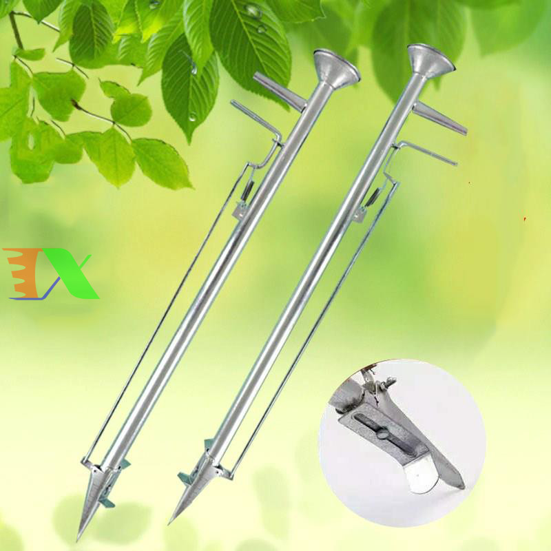 Gậy Gieo Hạt Cầm Tay D32 Mạ Kẽm - Gậy Trỉa Đậu, Tra Phân Tự Động Không Cần Cúi Lưng